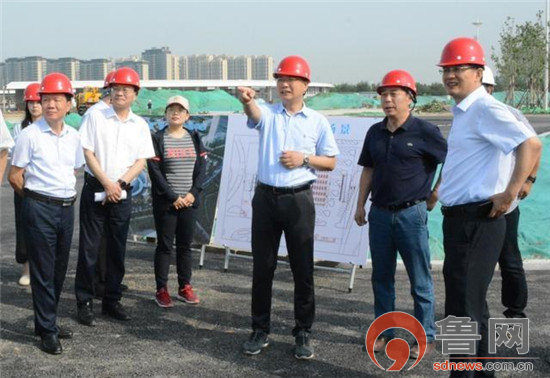 张店区委书记马晓磊到路演中国会议会展中心实地督导调研2020淄博